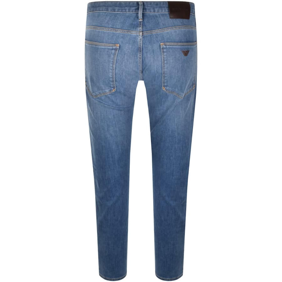 Emporio Armani J06 Slim Jeans Light Wash Blue Mainline Menswear Denmark
